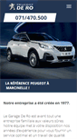Mobile Screenshot of peugeot-dero.be